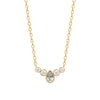 Burren Jewellery 18k gold plate floatin on by necklace