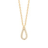 Burren Jewellery 18k gold plate join with me necklace