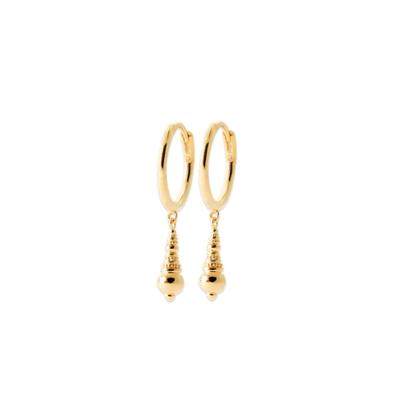 Burren Jewellery 18k gold plate my zealous love earrings