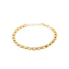 Burren Jewellery 18k gold plate tears of the sky bracelet circle