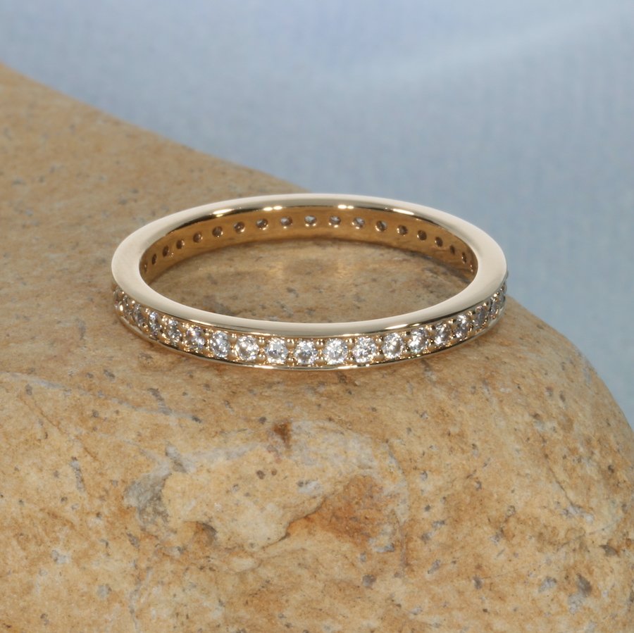 Burren Jewellery 18k gold plate zepheria ring alt