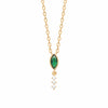Burren Jewellery 18k gold plate until next time necklace