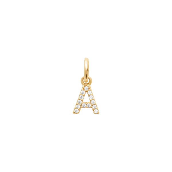 Burren jewellery 18k gold plate yours truly pendant