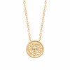 burren jewellery 18k gold plate time before light necklace