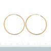 Burren Jewellery 18k gold plate Hoop No2 earrings measurements