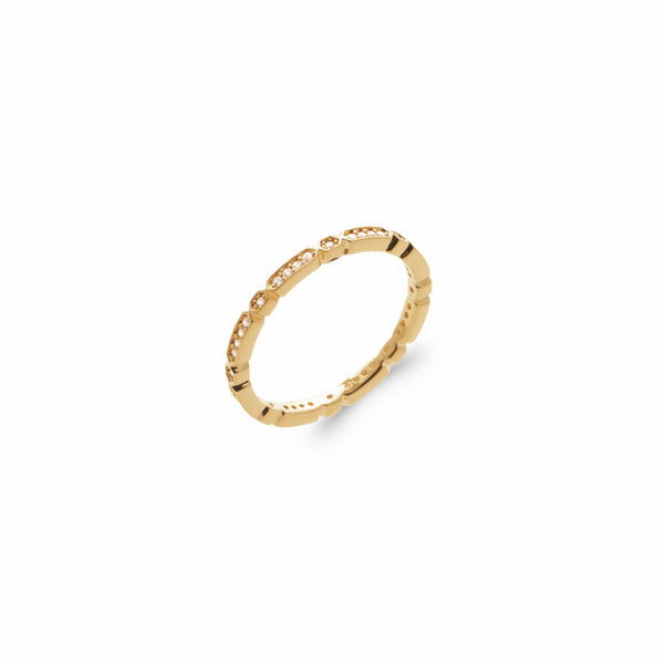 Burren Jewellery 18k gold plate augmented lifestyles ring