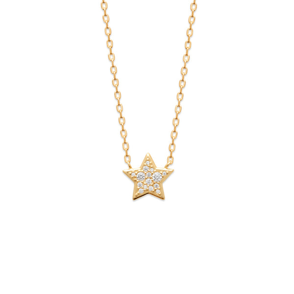 Burren Jewellery 18k gold plate great beam necklace
