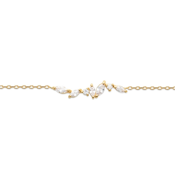 Burren Jewellery 18k gold plate tender touch bracelet