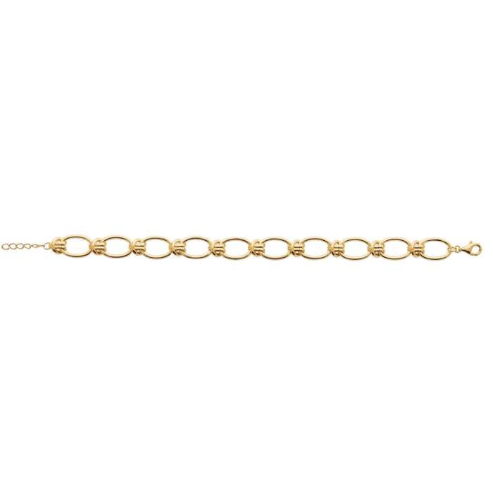Burren Jewellery 18k gold plated all tied up bracelet full