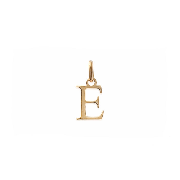 Burren jewellery 18k gold plated Initial E