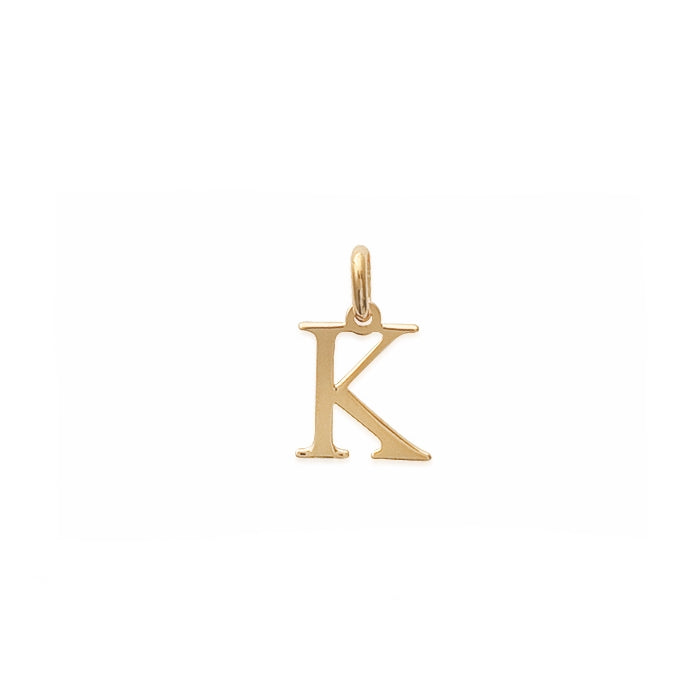 Burren jewellery 18k gold plated Initial K