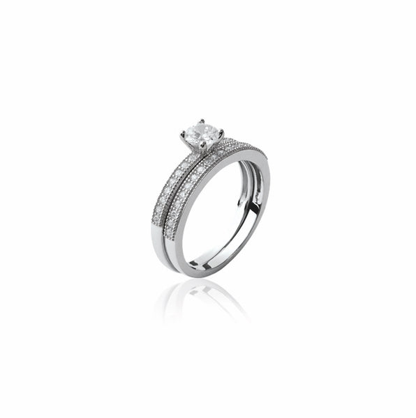 burren jewellery Silver set on you ring