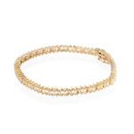 18k gold plated tennis style bracelet