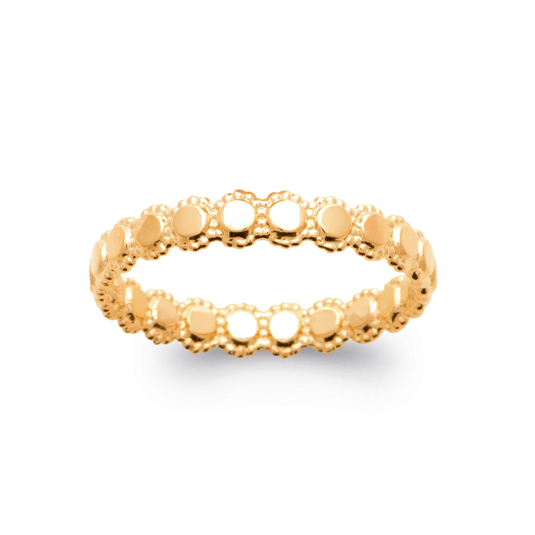 burren jewellery 18k gold plated dainty sun inspired ring