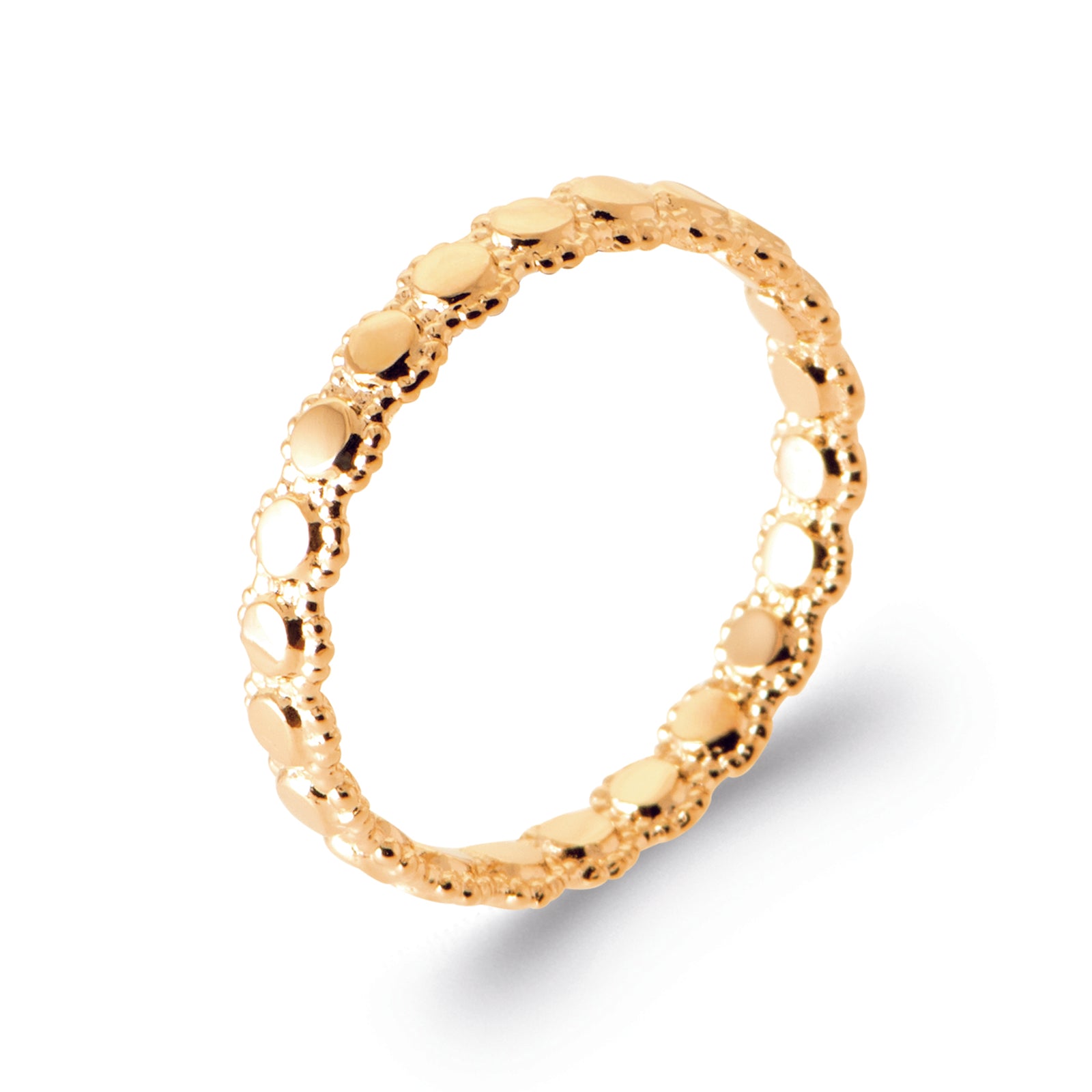 burren jewellery 18k gold plated dainty sun inspired ring