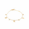 Burren Jewellery 18k flow of desire charm bracelet top
