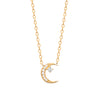 Burren Jewellery 18k gold on the crest necklace