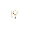 Burren Jewellery 18k gold plate ambience earrings side 