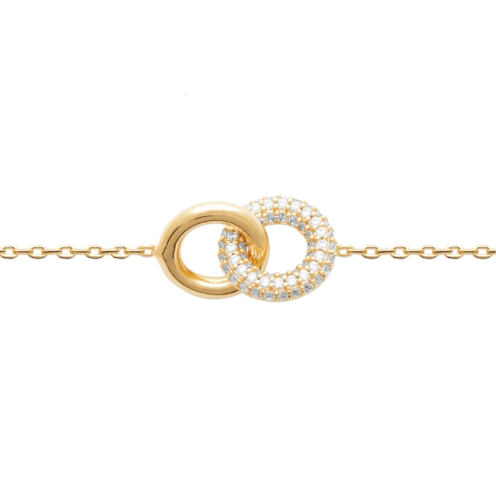 Burren Jewellery 18k gold plate backyard memories bracelet