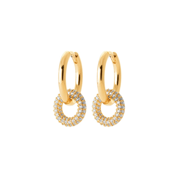 Burren Jewellery 18k gold plate backyard memories earrings