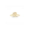 Burren Jewellery 18k gold plate benevolence ring top