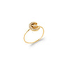 Burren Jewellery 18k gold plate benevolence ring