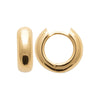 Burren Jewellery 18k gold plate betty boop small huggie hoop earrings alt