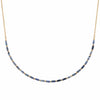 Burren Jewellery 18k gold plate blue for you necklace full