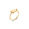 Burren Jewellery 18k gold plate evening on the coast ring side 