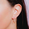 Burren Jewellery 18k gold plate first encounter earrings model