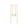 Burren Jewellery 18k gold plate getaway earrings 