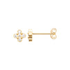 Burren Jewellery 18k gold plate guide me earrings side