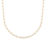 Burren Jewellery 18k gold plate im not giving in paperchain layering necklace