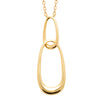 Burren Jewellery 18k gold plate in the light minimal chunky necklace