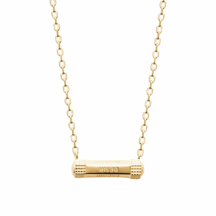 Burren Jewellery 18k gold plate language of love necklace full 