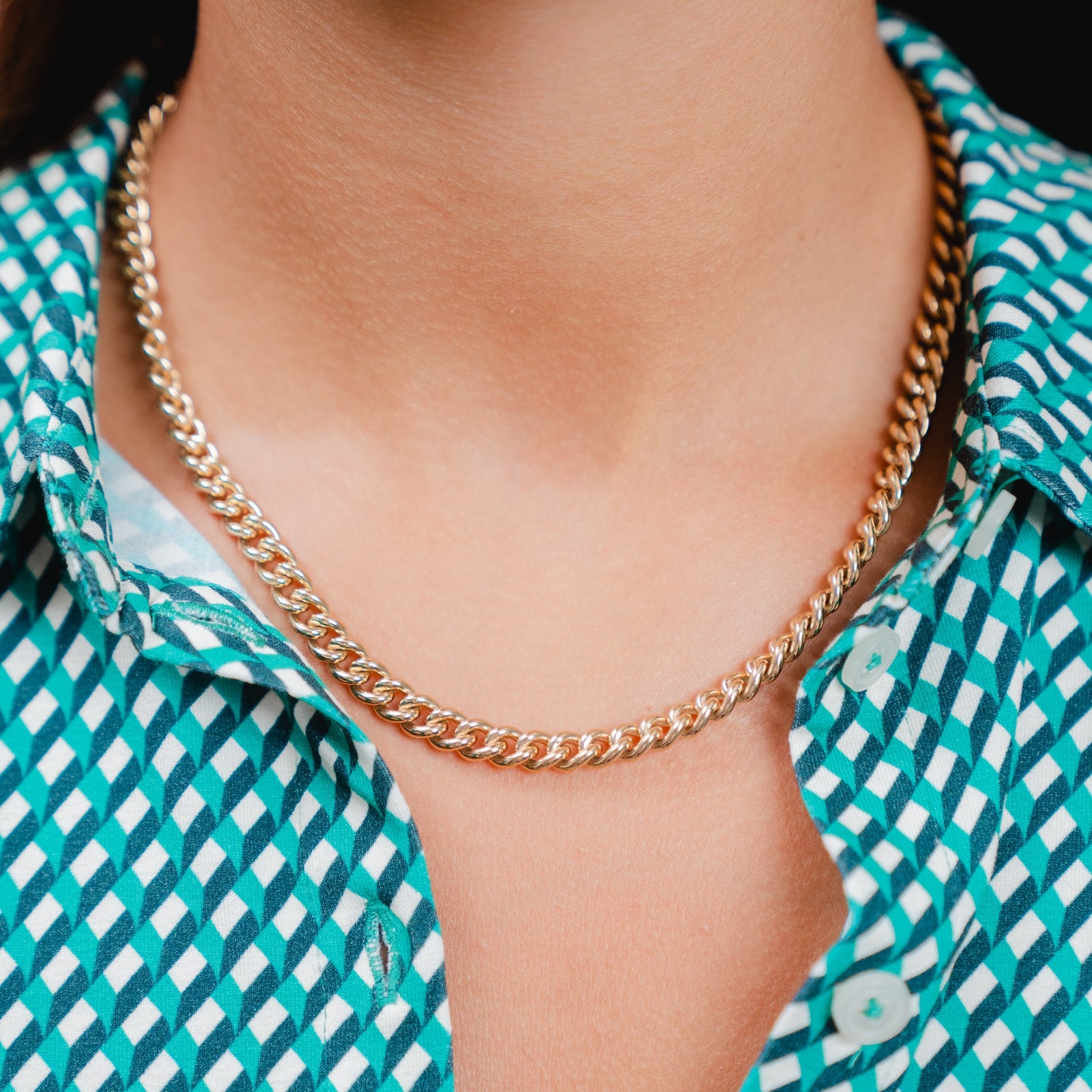 Burren Jewellery 18k gold plate never gonna survive chain