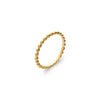 Burren Jewellery 18k gold plate one way out ring