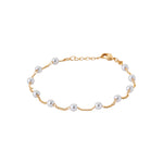 Burren Jewellery 18k gold plated passion for life bracelet circle