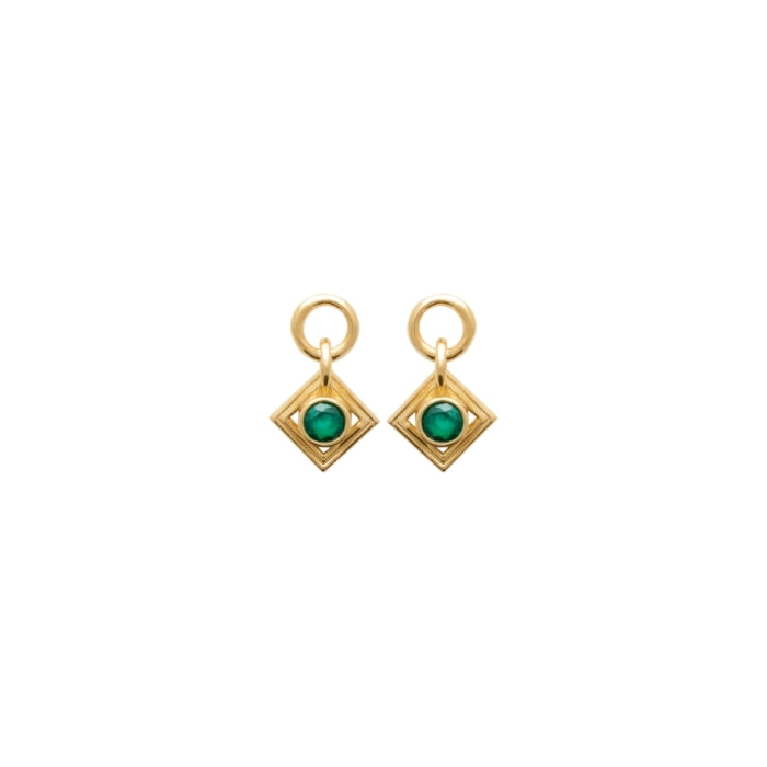 Burren Jewellery 18k gold plate polina earrings