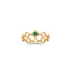Burren Jewellery 18k gold plate polina ring top