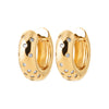 Burren Jewellery 18k gold plate raindrops small earrings