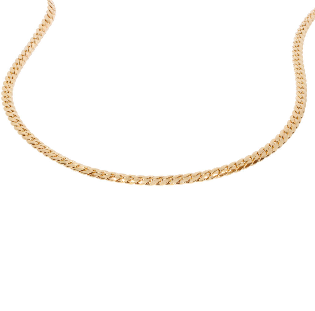 Burren Jewellery 18k gold plate reach out to me chain