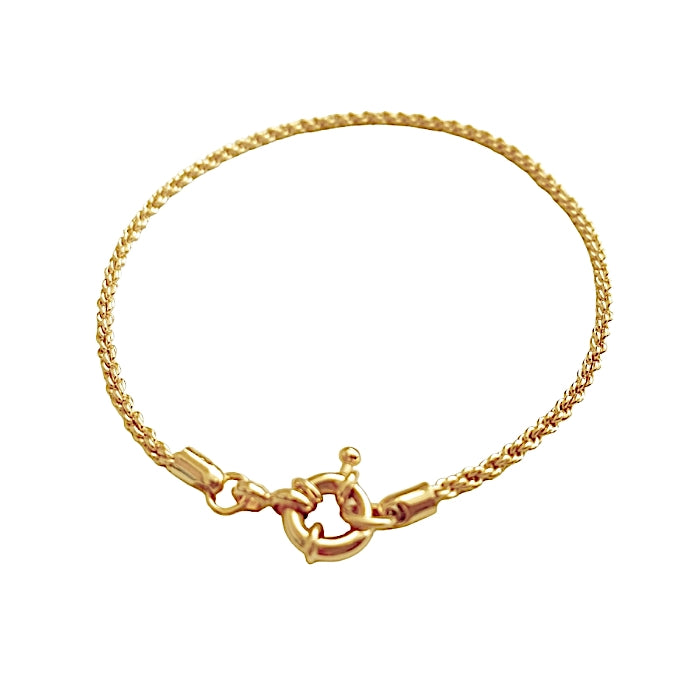 Burren Jewellery 18k gold plate seven wonders chain bracelet full