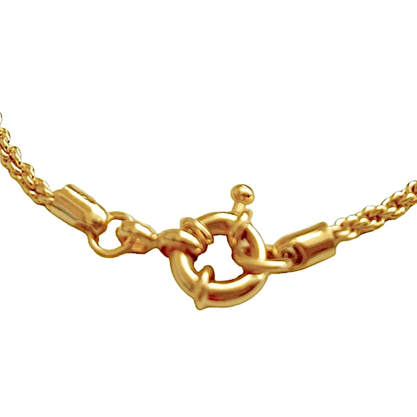 Burren Jewellery 18k gold plate seven wonders chain bracelet