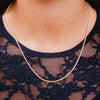 Burren Jewellery 18k gold plate seven wonders chain necklace model