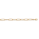 Burren Jewellery 18k gold plate street light chain delicate bracelet alt 2