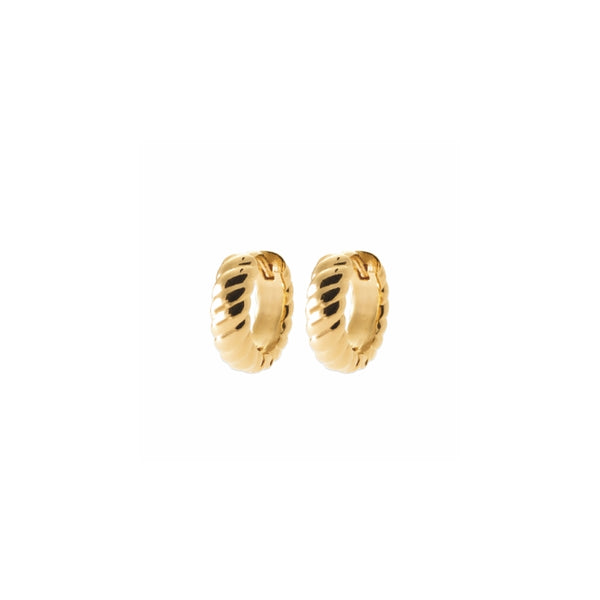 Burren Jewellery 18k gold plate stillness earrings 