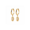 Burren Jewellery 18k gold plate sweet dreams earrings full