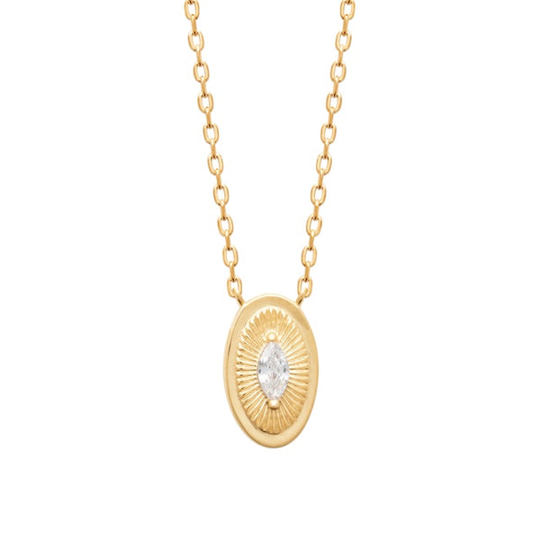 Burren Jewellery 18k gold plate sweet dreams necklace