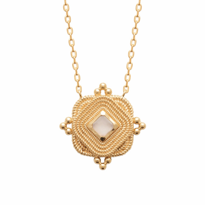 Burren Jewellery 18k gold plate the oasis necklace full